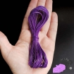 10 meters waxed cord, 1 mm, Purple