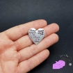 1 charm with words "no longer by my side but forever in my heart"