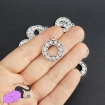 4 charms with moon phases
