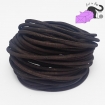 1 m of cork cord, chocolate brown, 3 mm.