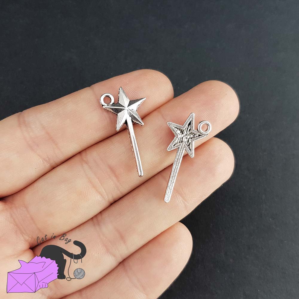 10 charms with magic wand