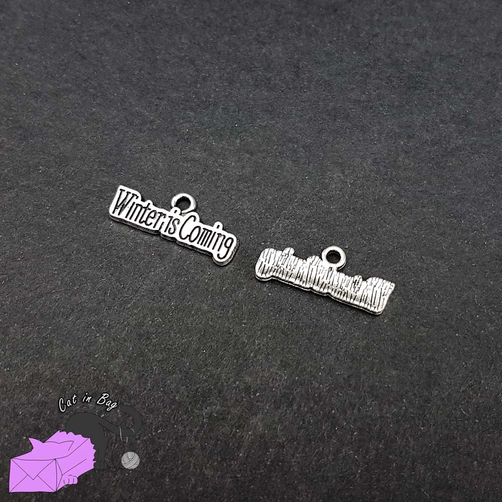 10 charms "Winter is coming"