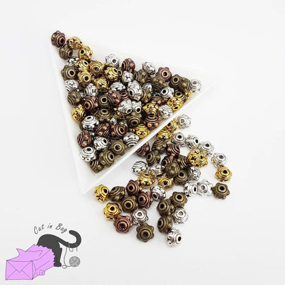 20 bicone spacer beads